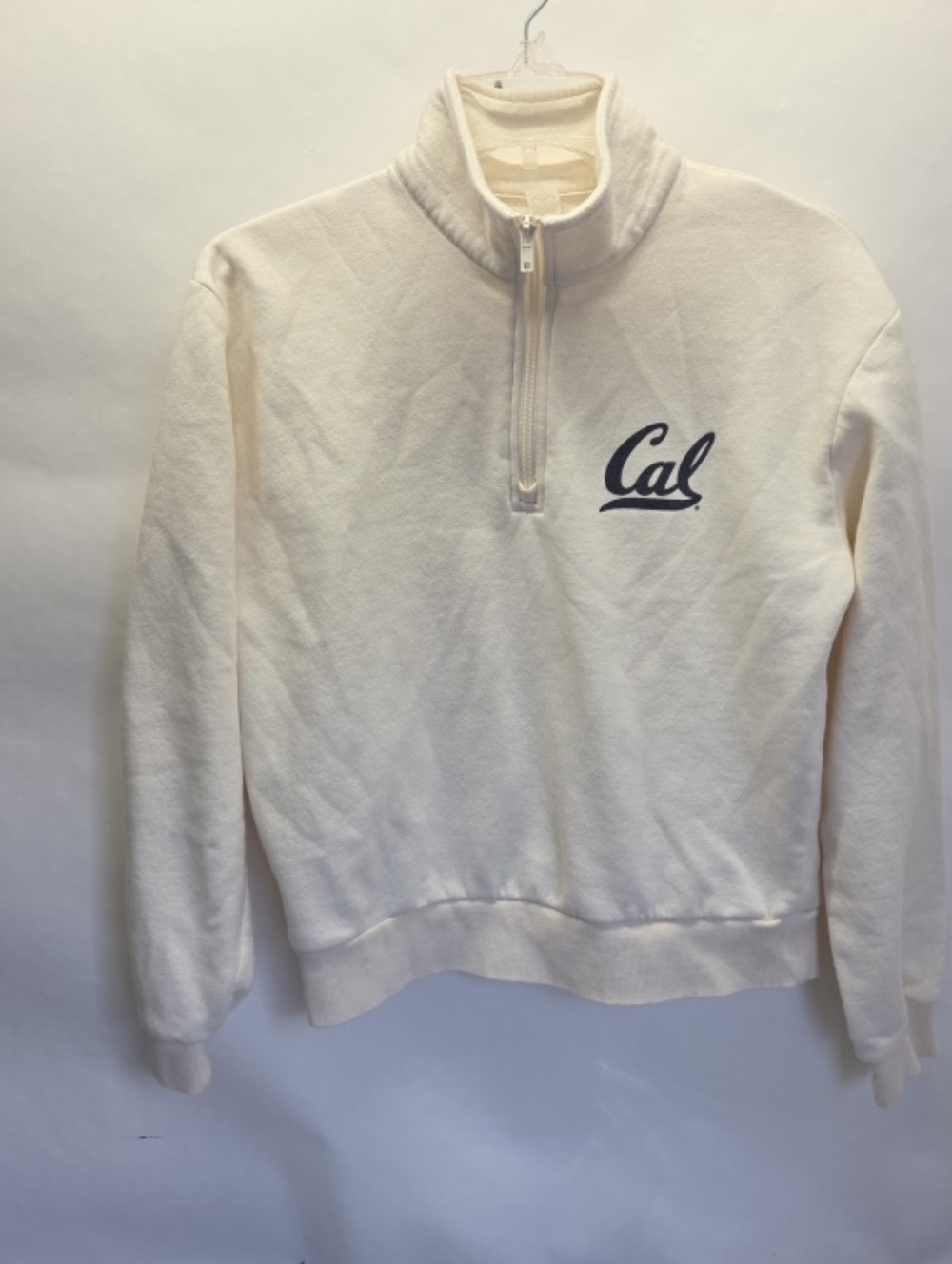 UC Berkeley Cropped Sweatshirt Ivory Size M